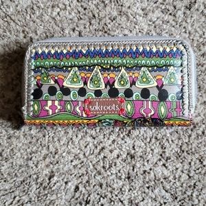 Sakroots Double Zip Wallet
